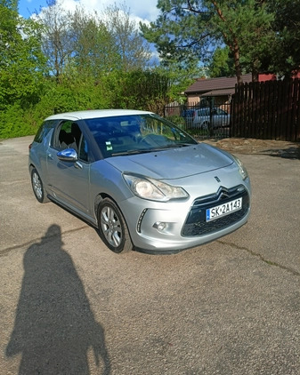 Citroen DS3 cena 23800 przebieg: 135000, rok produkcji 2013 z Siewierz małe 46